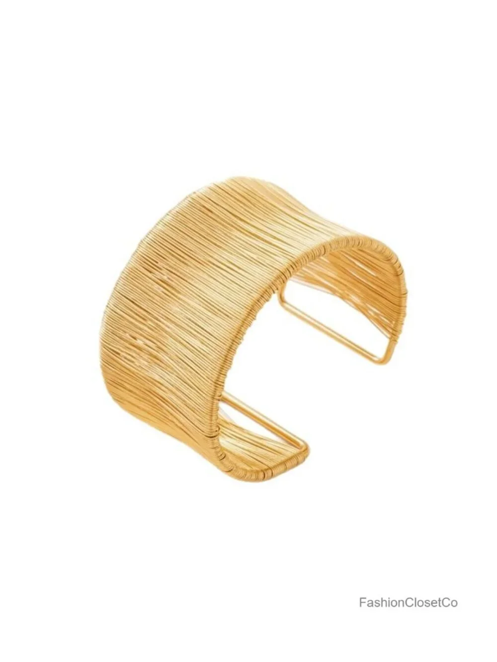 Minimalist Wide Wire Cuff Bracelet Adjustable Open Bangle Boho Statement Jewelry